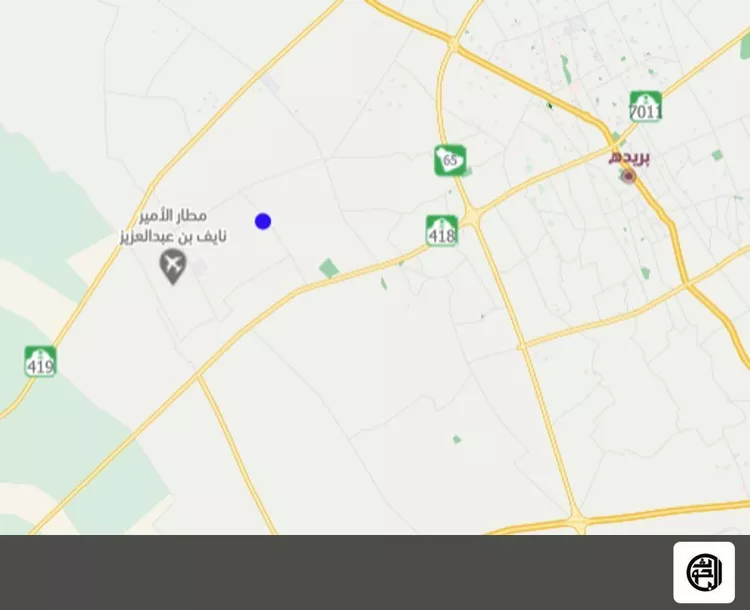 أرض للبيع في شارع شمال, حي الميداء, مدينة البصر, منطقة القصيم صورة 2