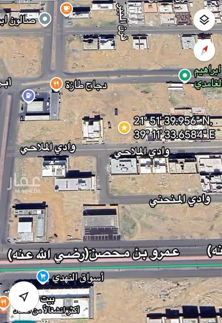 أرض للإيجار في شارع وادي الملاحي ، حي الرياض ، جدة ، جدة