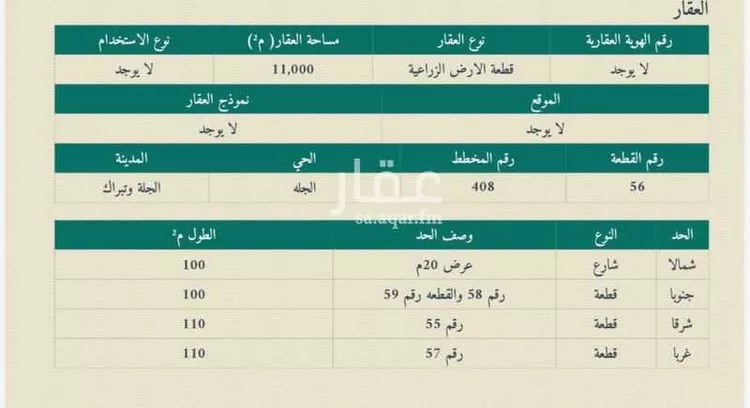 أرض للبيع في مدينة الجلة, منطقة الرياض