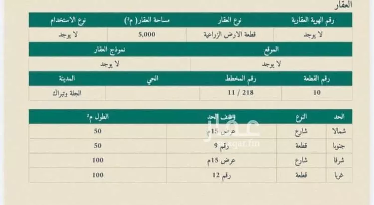 أرض للبيع في مدينة الجلة, منطقة الرياض
