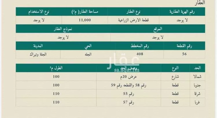 أرض للبيع في مدينة الجلة, منطقة الرياض