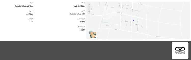 أرض للبيع في شارع العود, حي الملك عبدالله الاقتصادية, مدينة الملك عبدالله الاقتصادية, منطقة مكة المكرمة 3