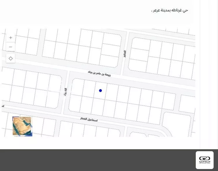 أرض للبيع في شارع ربيعة ابن عامر الازدي, حي غرناطة الشرقي, مدينة عرعر, منطقة الحدود الشماليه صورة 2