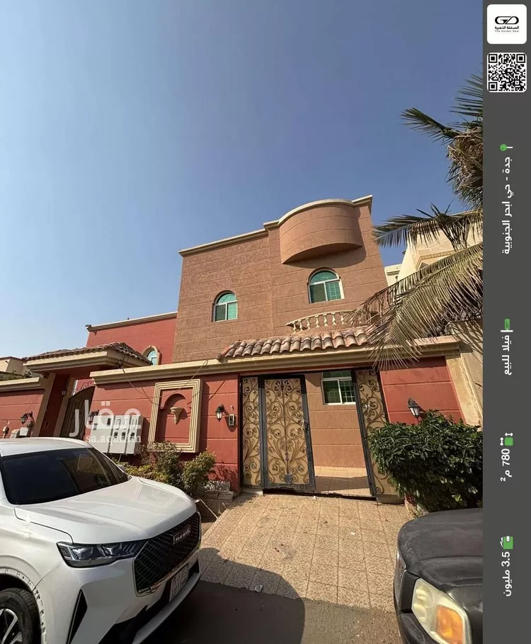 فيلا للبيع في شارع ابراهيم الوراق, حي أبحر الجنوبية, مدينة جدة, منطقة مكة المكرمة