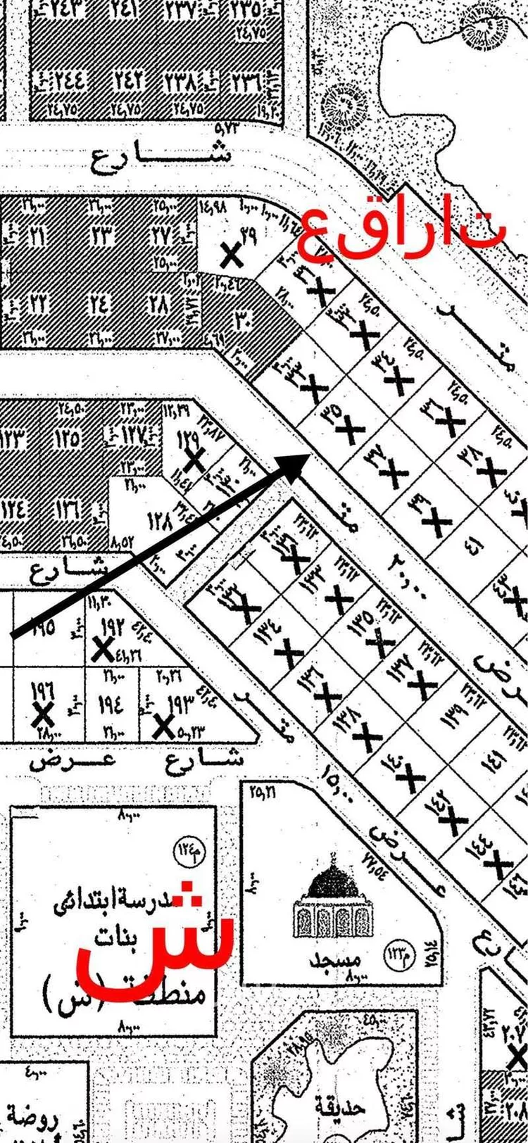 أرض للبيع في حي الورود الثاني, مدينة الاحساء, المنطقة الشرقية
