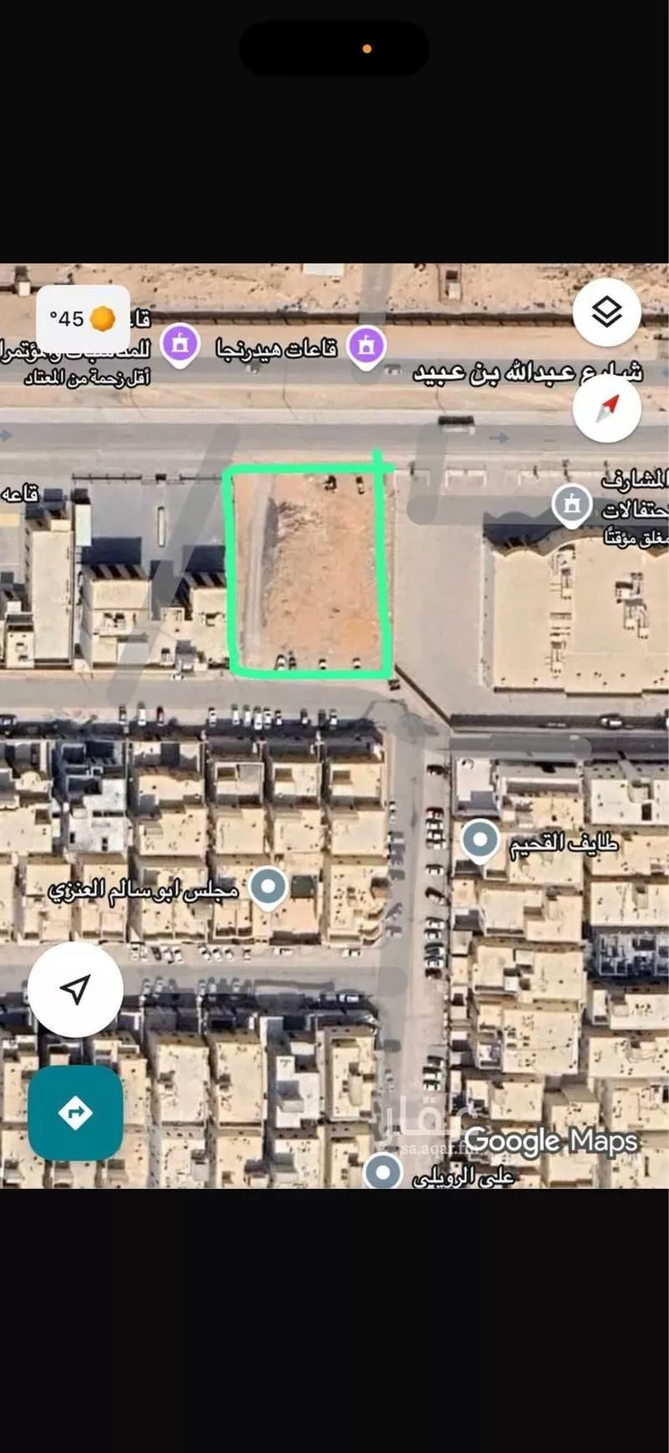 أرض للبيع في شارع عبدالله بن عبيد, حي المعيزيلة, مدينة الرياض, منطقة الرياض صورة 2