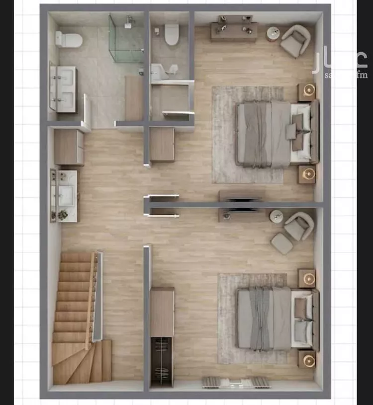 شقة للبيع في شارع شارع الامام مسلم, حي بدر, مدينة الرياض, منطقة الرياض صورة 3