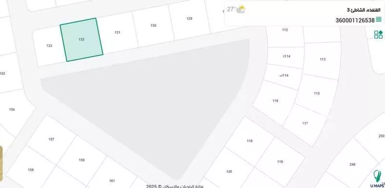 أرض للبيع في حي المرجان, مدينة القنفذة, منطقة مكة المكرمة صورة 3