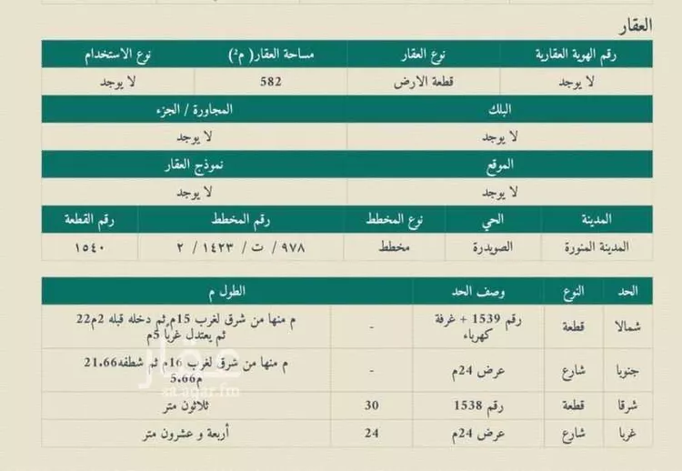Land for Sale in Al Henakiyah Al Henakiyah