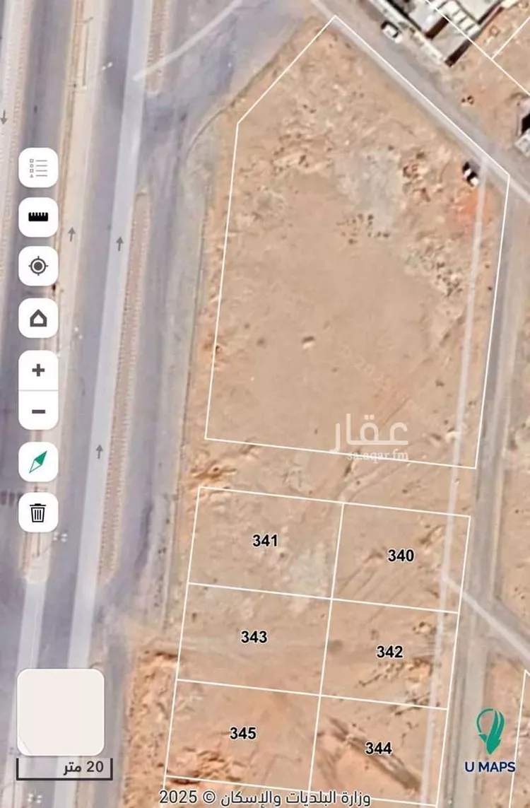 أرض للبيع في حي العيون, مدينة الخرج, منطقة الرياض صورة 2