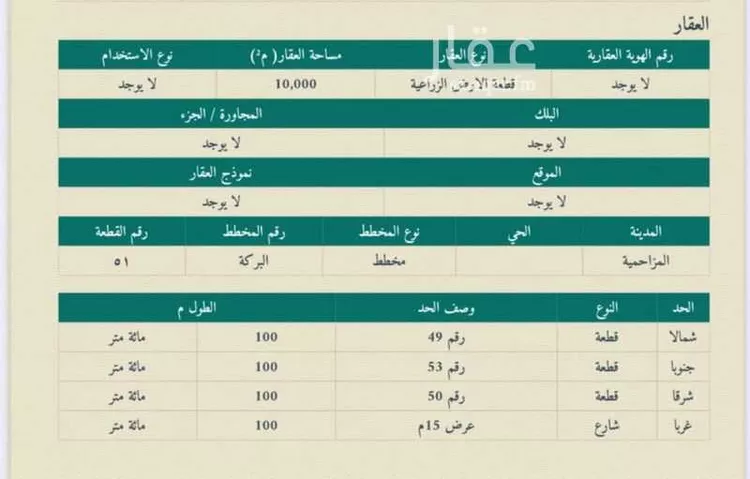 أرض للبيع في شارع جو 434 ، ضرما ، ضرما