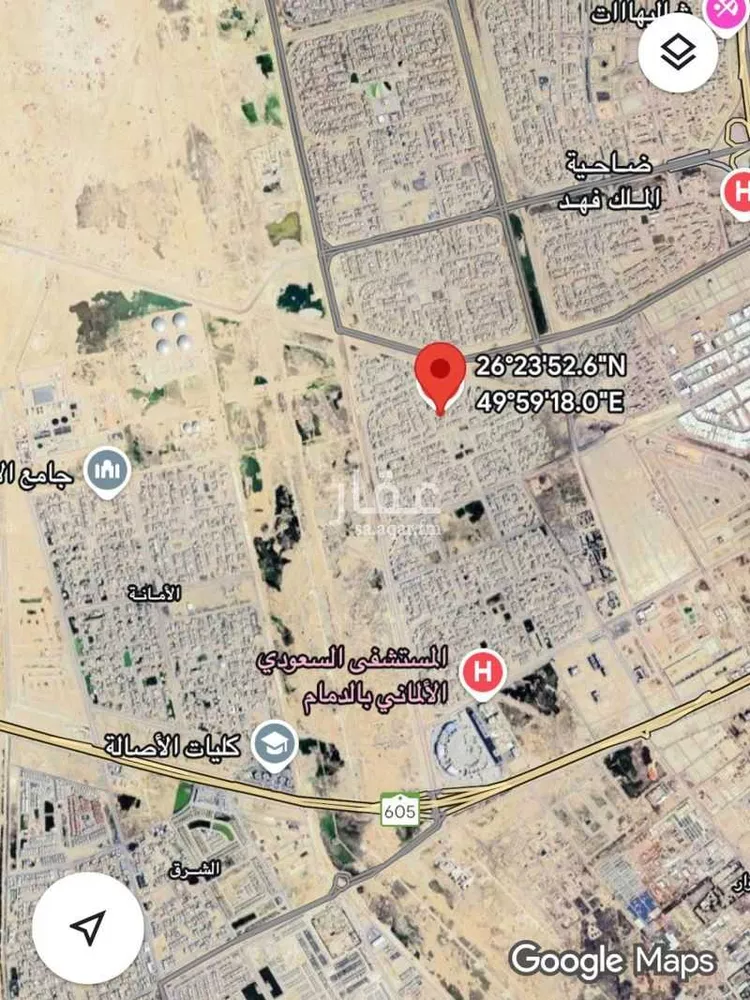 أرض للبيع في شارع محايل, حي ضاحية الملك فهد, مدينة الدمام, المنطقة الشرقية صورة 3