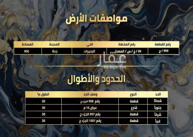 أرض للبيع في حي البحيرات, مدينة جدة, منطقة مكة المكرمة صورة 2