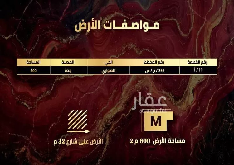 أرض للبيع في شارع الشريف عبد المحسن بن أحمد, حي الصواري, مدينة جدة, منطقة مكة المكرمة صورة 5