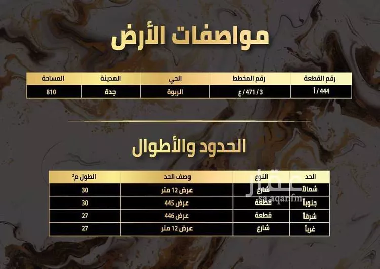أرض للبيع في شارع ابي العباس قطب الدين, حي الربوة, مدينة جدة, منطقة مكة المكرمة صورة 4