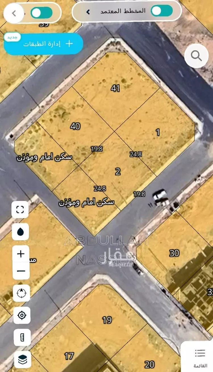 أرض للبيع في شارع ابي الفضل العسقلاني, حي الرحاب, مدينة الطائف, منطقة مكة المكرمة صورة 3