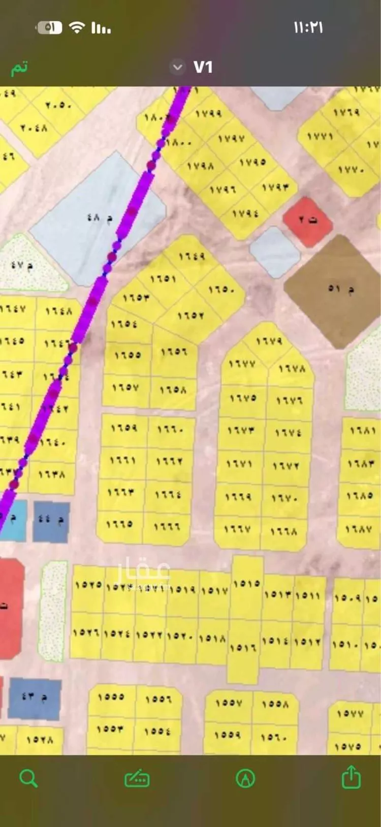 أرض للبيع في شارع ابو عجرم, حي الجامعة, مدينة تبوك, منطقة تبوك صورة 2