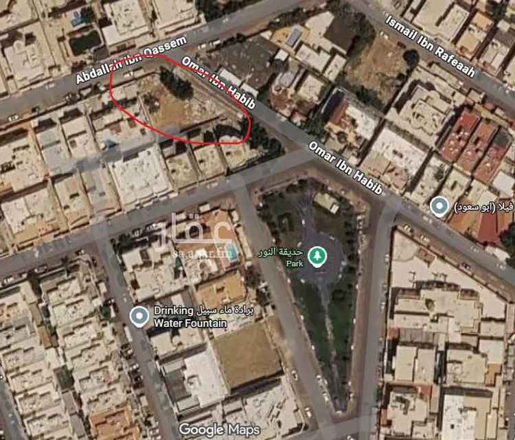 أرض للبيع في شارع عمر بن حبيب, حي أبحر الجنوبية, مدينة جدة, منطقة مكة المكرمة
