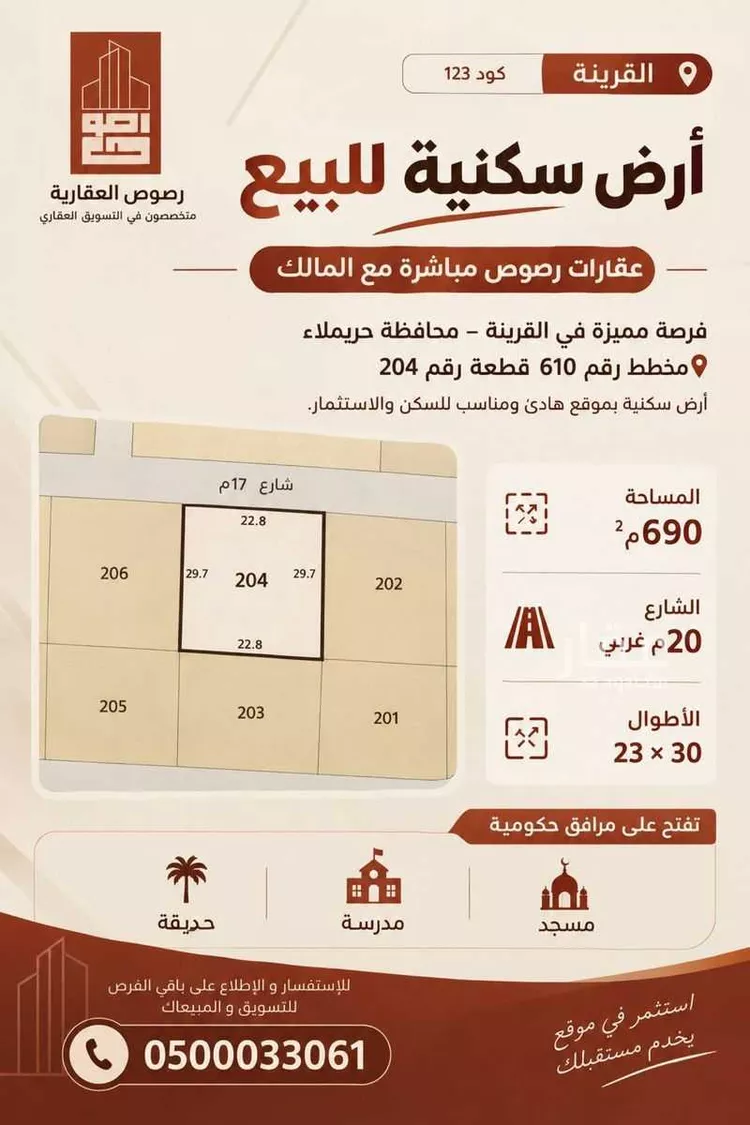 Land for Sale in Riyadh Banban