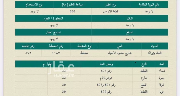 أرض للبيع في مدينة الجله, منطقة الرياض