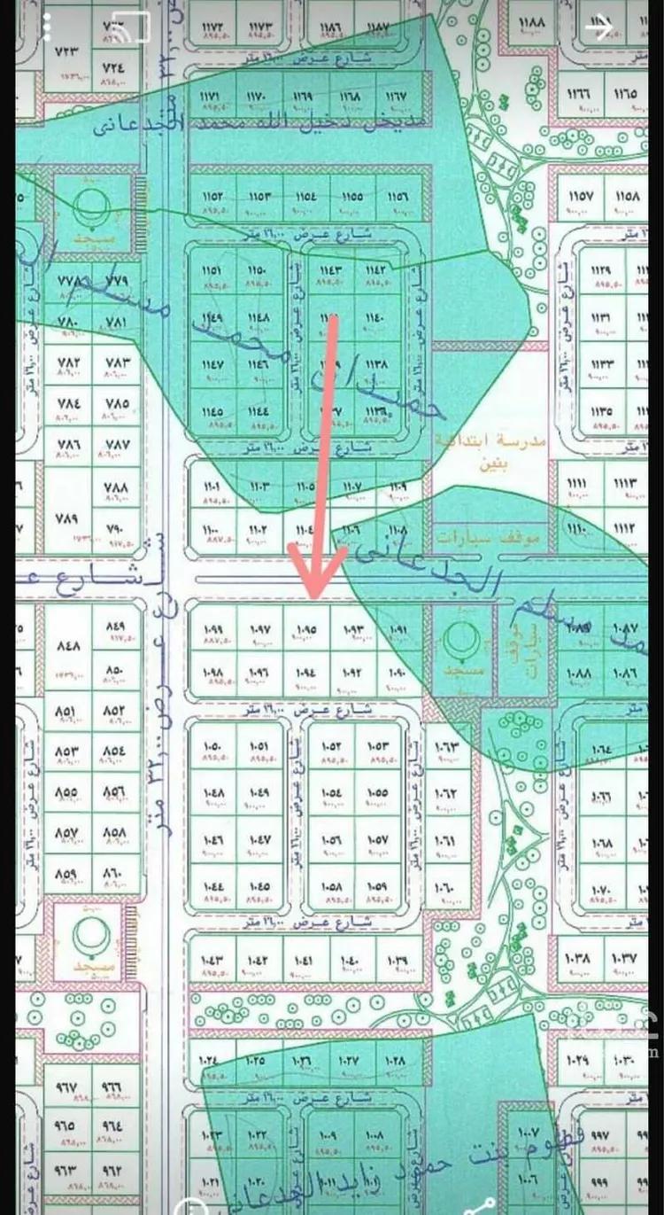 أرض للبيع في شارع 3934807, حي الغدير, مدينة جدة, منطقة مكة المكرمة 1 صورة