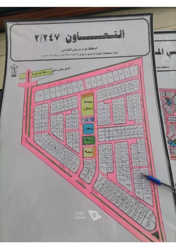 أرض للبيع في شارع اسماعيل بن ابي حكيم, حي الخزامى, مدينة الخبر, المنطقة الشرقية صورة 2