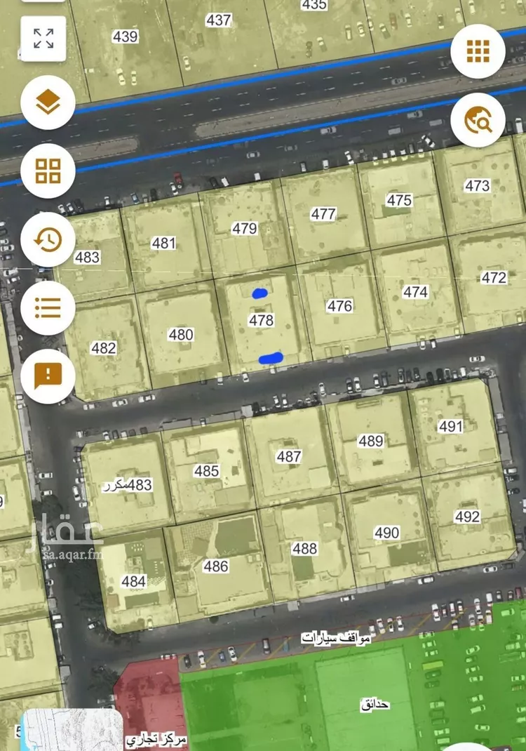 أرض للبيع في شارع الرزيزه, حي النزهة, مدينة جدة, منطقة مكة المكرمة