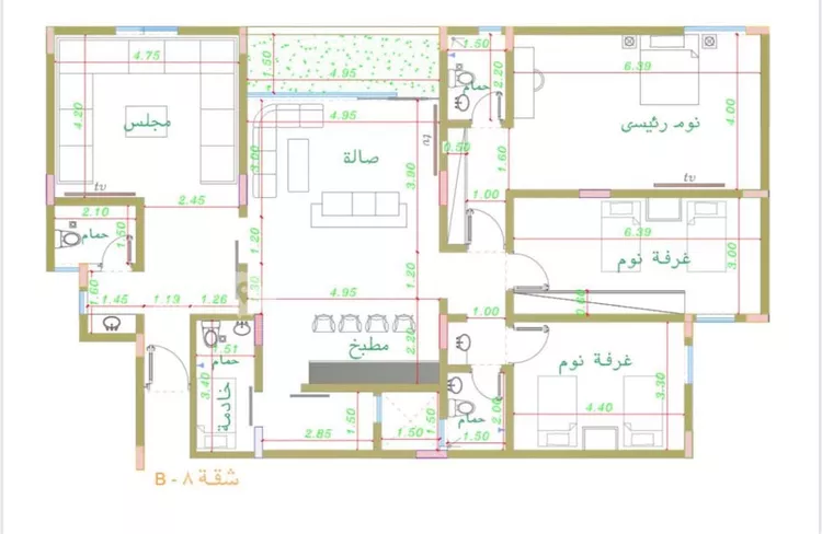 شقة للإيجار في حي ، شارع عثمان بن عيسى ، حي الازدهار ، الرياض ، منطقة الرياض
