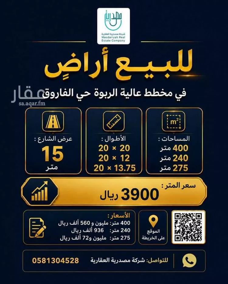 Land for Sale in Riyadh Al Faruq