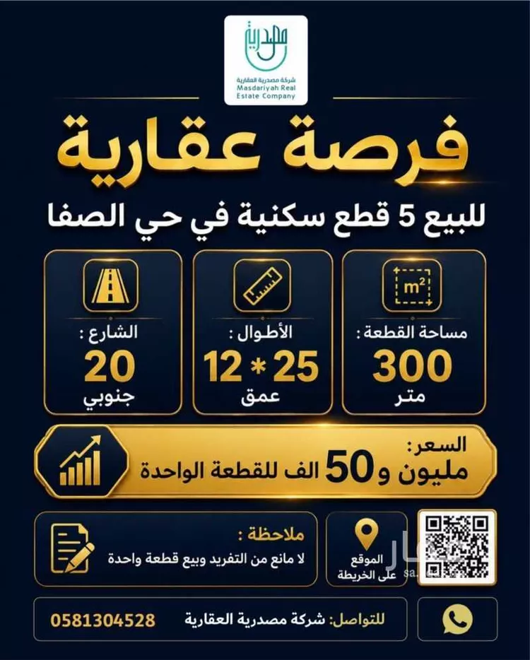 أرض للبيع في حي الصفاء, مدينة الرياض, منطقة الرياض
