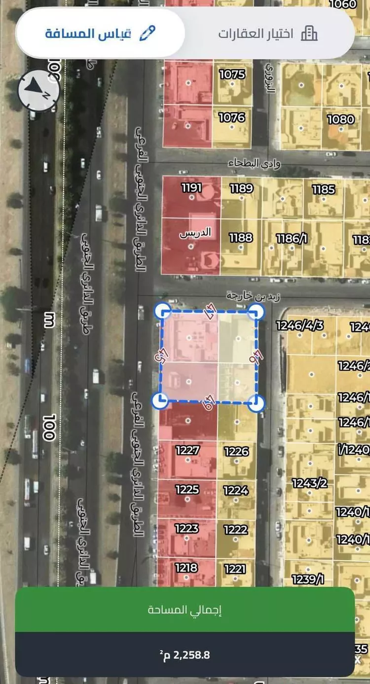 أرض للبيع في شارع الدائري الجنوبي الفرعي, حي شبرا, مدينة الرياض, منطقة الرياض صورة 2