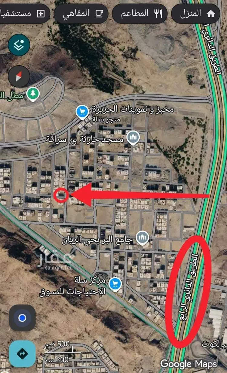 أرض للبيع في شارع النابغه الحارثي ، حي جبل النور ، مكة ، منطقة مكة المكرمة صورة 3