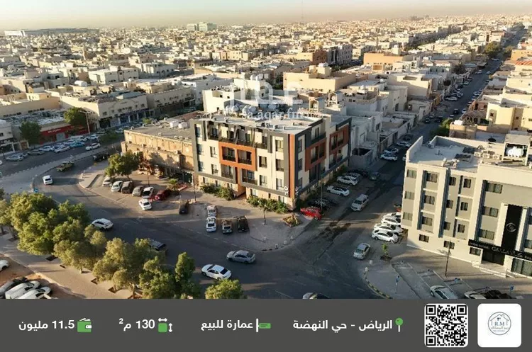 عمارة للبيع في شارع خريص الفرعي, حي النهضة, مدينة الرياض, منطقة الرياض