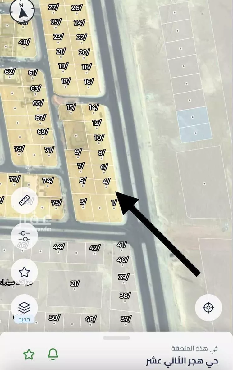 أرض للبيع في شارع مزدلفة, حي هجر الثاني عشر, مدينة الاحساء, المنطقة الشرقية