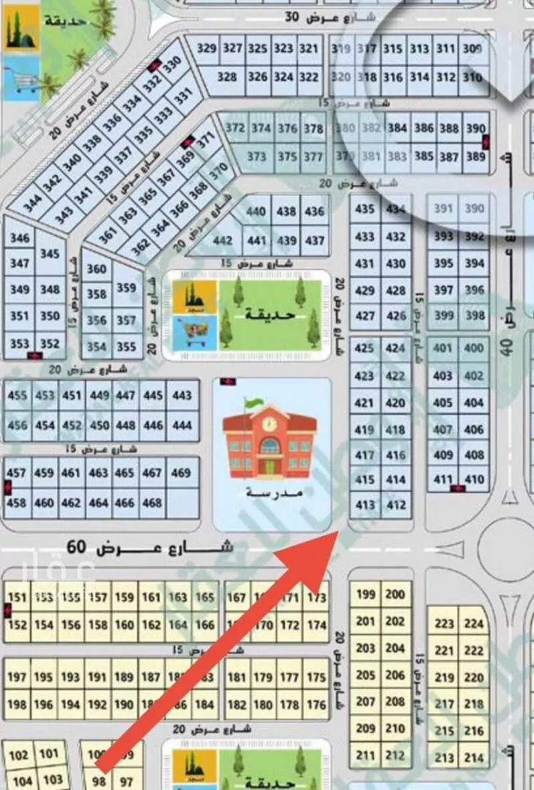 أرض للبيع في حي الرياض الاول, مدينة الاحساء, المنطقة الشرقية