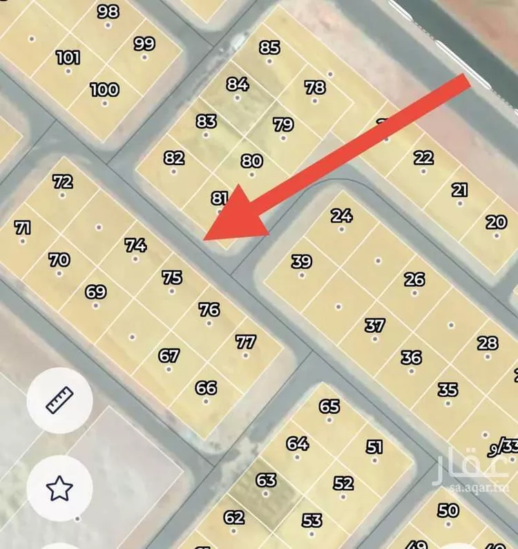 أرض للبيع في شارع عبدالرحمن الجوهري ، حي هجر الحادي عشر ، الهفوف‎ ، الاحساء