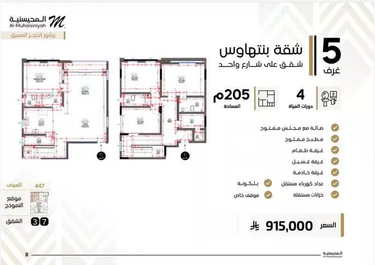 استوديو للبيع في شارع قرار, حي النزهة, مدينة جدة, منطقة مكة المكرمة 21