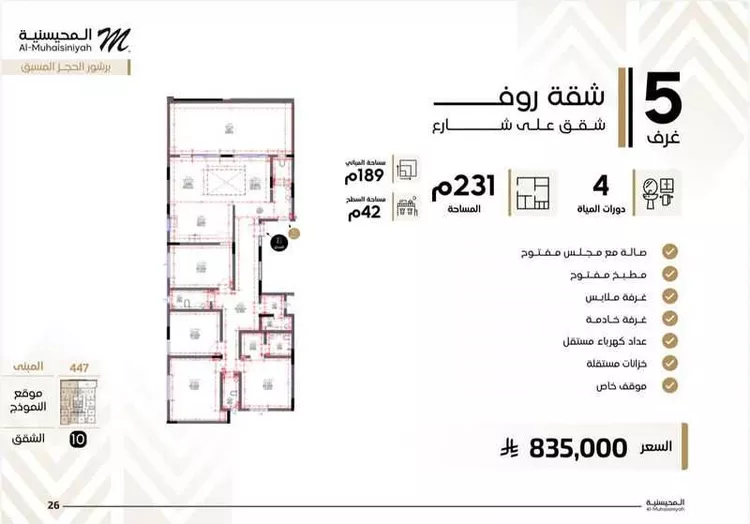 استوديو للبيع في شارع قرار, حي النزهة, مدينة جدة, منطقة مكة المكرمة 22