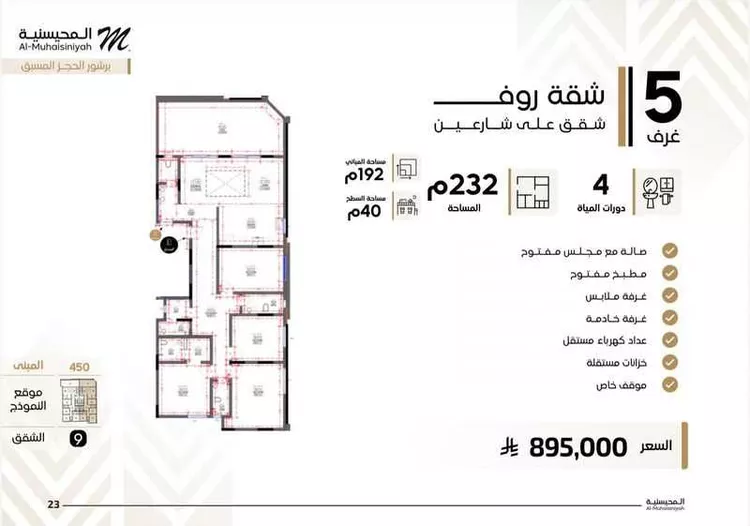 استوديو للبيع في شارع قرار, حي النزهة, مدينة جدة, منطقة مكة المكرمة 24