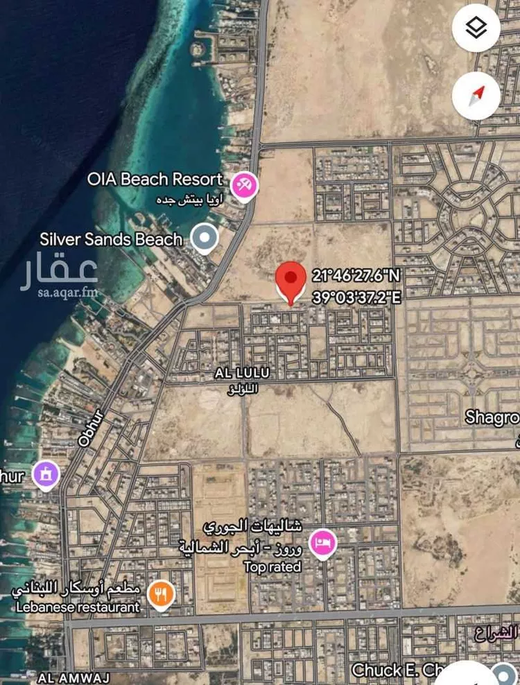 أرض للإيجار في شارع عبد الله البرقي, حي اللؤلؤ, مدينة جدة, منطقة مكة المكرمة