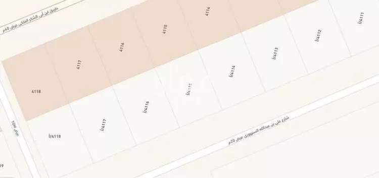 أرض للبيع في شارع علي بن عبدالله السنهوري, حي المهدية, مدينة الرياض, منطقة الرياض