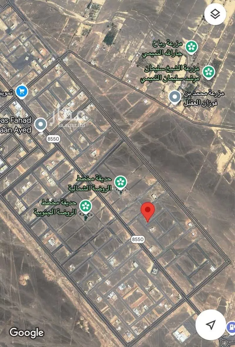 أرض للبيع في حي الروضة, مدينة الغزالة - الروضه, منطقة حائل صورة 3