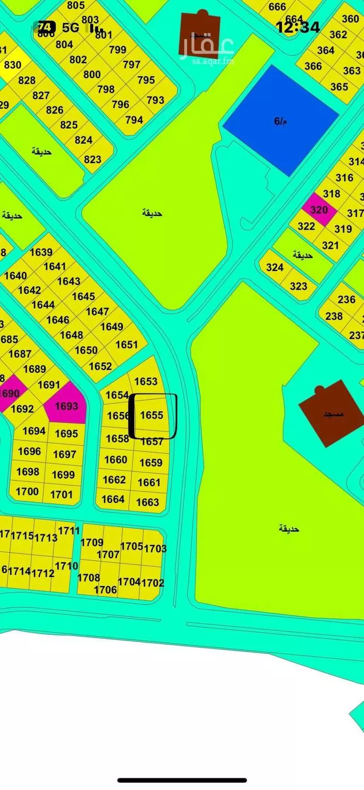 أرض للبيع في شارع 10900043, حي العنود, مدينة احد رفيدة - الواديين, منطقة عسير صورة 3