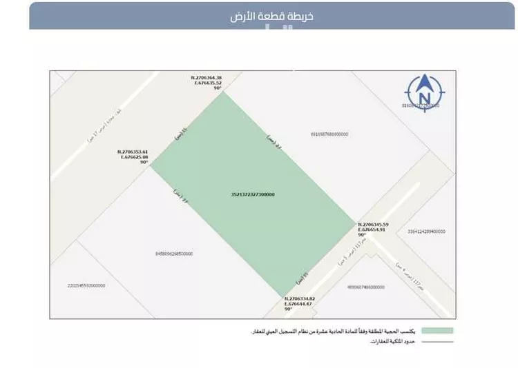 أرض للبيع في شارع ثلوث عمارة, حي عريض, مدينة الرياض, منطقة الرياض صورة 3