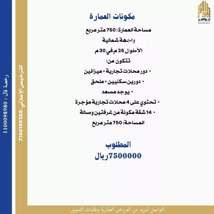 عمارة للبيع في شارع حزم بن ابي كعب, حي أبحر الجنوبية, مدينة جدة, منطقة مكة المكرمة صورة 3