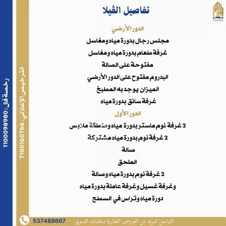 فيلا للبيع في شارع أبو الحسن المحدثي, حي اللؤلؤ, مدينة جدة, منطقة مكة المكرمة صورة 3