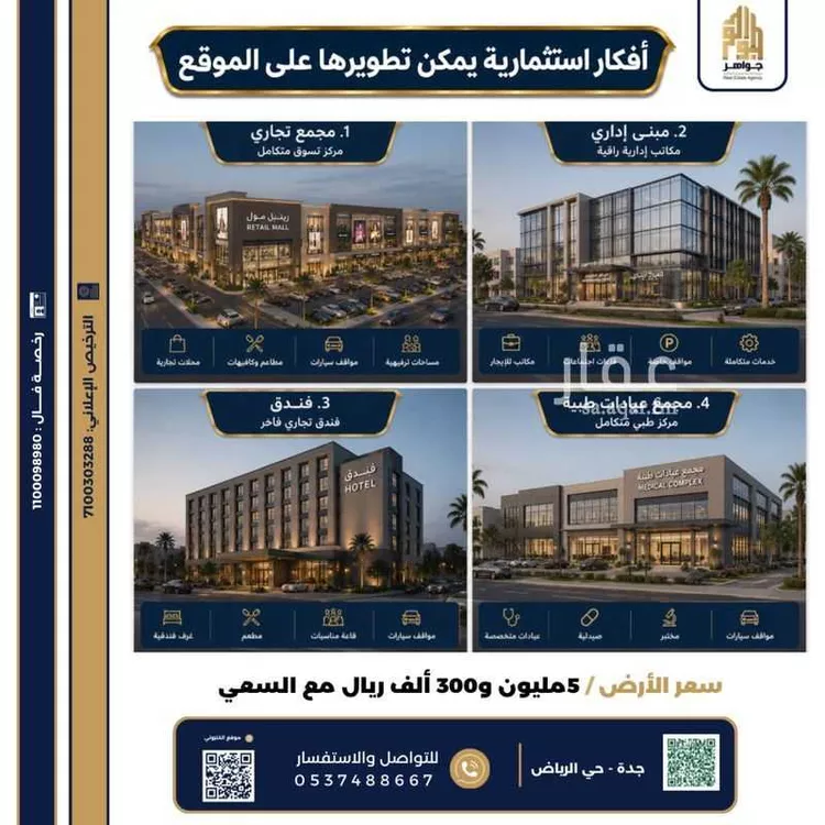 أرض للبيع في شارع غياث فارس, حي الرياض, مدينة جدة, منطقة مكة المكرمة صورة 2