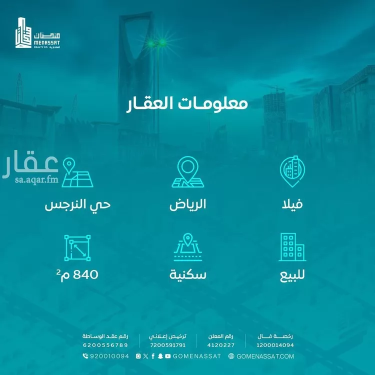 فيلا للبيع في شارع رقم 353, حي النرجس, مدينة الرياض, منطقة الرياض صورة 3