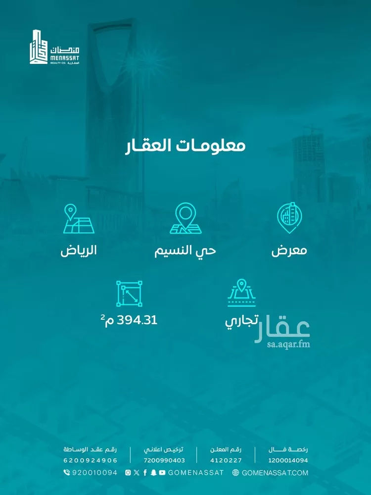 محل للإيجار في شارع عبدالله بن مسعود, حي النسيم الغربي, مدينة الرياض, منطقة الرياض صورة 2