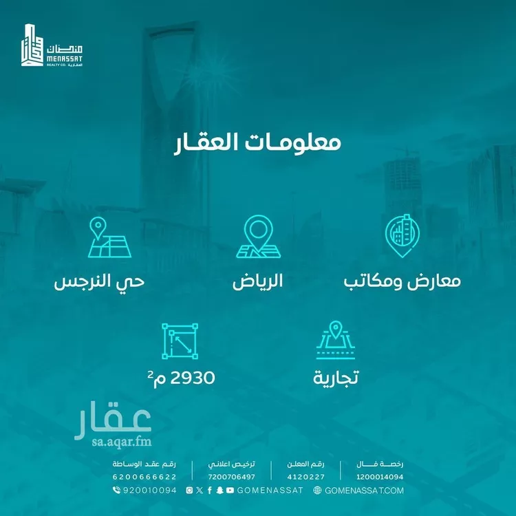 محل للإيجار في شارع عثمان بن عفان الفرعي, حي النرجس, مدينة الرياض, منطقة الرياض صورة 2